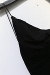 Un Morceau lace velvet stitching twists tube top UM231SZ18 black PUM37